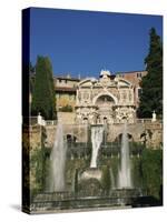 Villa D'Este, UNESCO World Heritage Site, Tivoli, Lazio, Italy, Europe-Ken Gillham-Stretched Canvas