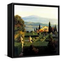 Villa D'Orcia-Max Hayslette-Framed Stretched Canvas