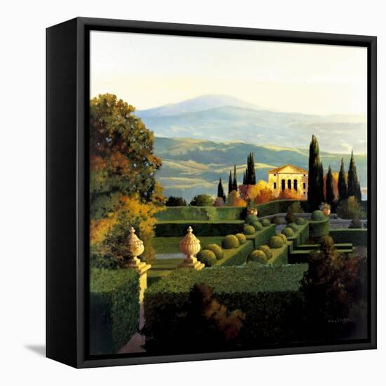 Villa D'Orcia-Max Hayslette-Framed Stretched Canvas