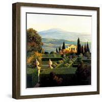 Villa D'Orcia-Max Hayslette-Framed Premium Giclee Print