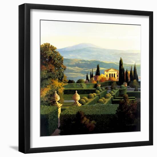 Villa D'Orcia-Max Hayslette-Framed Premium Giclee Print