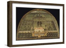 Villa De Castello, Built for the De Medici Family, Tuscany, Italy, from Series-Giusto Utens-Framed Giclee Print