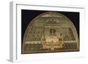 Villa De Castello, Built for the De Medici Family, Tuscany, Italy, from Series-Giusto Utens-Framed Giclee Print