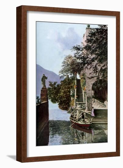 Villa Del Balbianello, Lenno, Lake Como, Italy, C1930S-Donald Mcleish-Framed Giclee Print