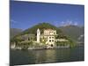 Villa del Balbianello on Punta di Lavedo in Spring Sunshine, Lake Como, Italian Lakes, Italy-Peter Barritt-Mounted Photographic Print