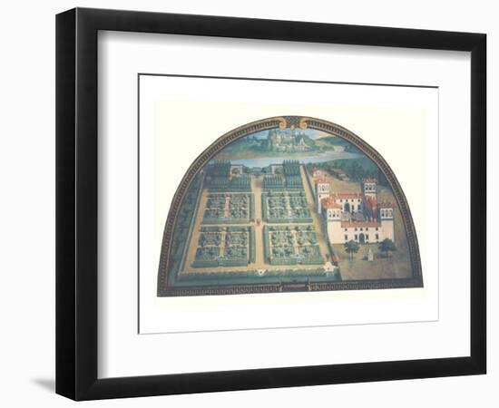 Villa dell'Ambrogiana-Giusto Utens-Framed Premium Giclee Print