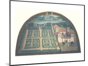 Villa dell'Ambrogiana-Giusto Utens-Mounted Premium Giclee Print