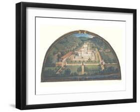 Villa di Cafaggiolo-Giusto Utens-Framed Premium Giclee Print