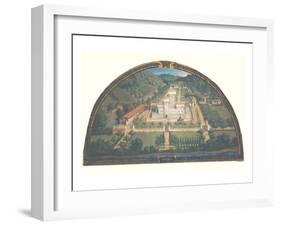 Villa di Cafaggiolo-Giusto Utens-Framed Premium Giclee Print