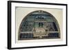 Villa Di Castello from a Series of Lunettes Depicting Views of the Medici Villas, 1599-Giusto Utens-Framed Giclee Print