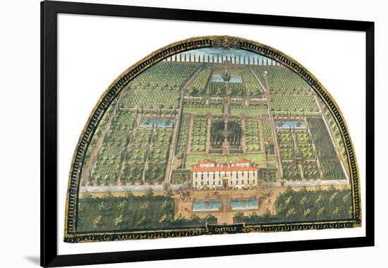 Villa di Castello-G Van Utens-Framed Art Print