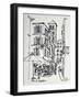 Villa di Gambero is one of many old, narrow streets in Rome, Italy.-Richard Lawrence-Framed Photographic Print