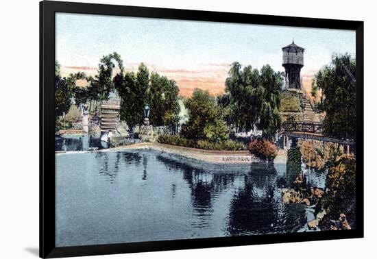 Villa Dolores, Lago Azul, Montevideo, Uruguay, C1900s-null-Framed Giclee Print