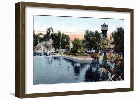 Villa Dolores, Lago Azul, Montevideo, Uruguay, C1900s-null-Framed Giclee Print