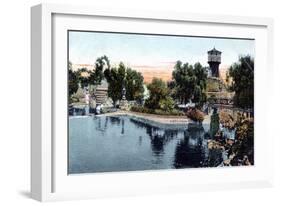 Villa Dolores, Lago Azul, Montevideo, Uruguay, C1900s-null-Framed Giclee Print