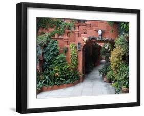 Villa Entrance to Garden, San Miguel De Allende, Mexico-Nancy Rotenberg-Framed Photographic Print