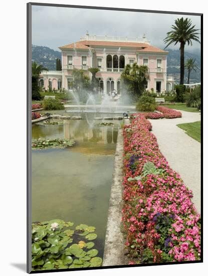 Villa Ephrussi, Historical Rothschild Villa, St. Jean Cap Ferrat, Alpes-Maritimes, Provence, France-Ethel Davies-Mounted Photographic Print