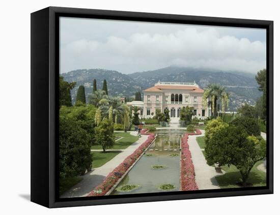 Villa Ephrussi, Historical Rothschild Villa, St. Jean Cap Ferrat, Alpes-Maritimes, Provence, France-Ethel Davies-Framed Stretched Canvas
