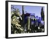 Villa Exterior, Jardin Majorelle and Museum of Islamic Art, Marrakech, Morocco-Walter Bibikow-Framed Photographic Print