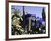 Villa Exterior, Jardin Majorelle and Museum of Islamic Art, Marrakech, Morocco-Walter Bibikow-Framed Photographic Print