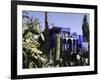 Villa Exterior, Jardin Majorelle and Museum of Islamic Art, Marrakech, Morocco-Walter Bibikow-Framed Photographic Print