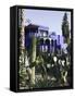 Villa Exterior, Jardin Majorelle and Museum of Islamic Art, Marrakech, Morocco-Walter Bibikow-Framed Stretched Canvas