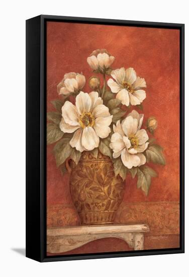 Villa Flora Peonies-Pamela Gladding-Framed Stretched Canvas