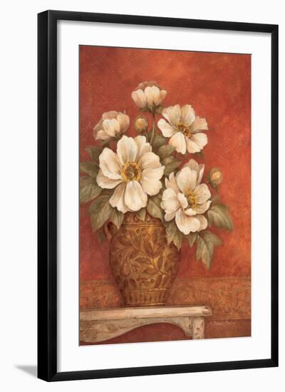 Villa Flora Peonies-Pamela Gladding-Framed Premium Giclee Print