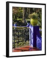 Villa Gardens, Jardin Majorelle and Museum of Islamic Art, Marrakech, Morocco-Walter Bibikow-Framed Photographic Print