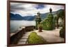 Villa Gate, Lake Como, Italy-George Oze-Framed Photographic Print