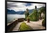 Villa Gate, Lake Como, Italy-George Oze-Framed Photographic Print