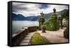 Villa Gate, Lake Como, Italy-George Oze-Framed Stretched Canvas