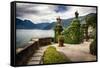 Villa Gate, Lake Como, Italy-George Oze-Framed Stretched Canvas