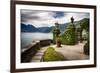 Villa Gate, Lake Como, Italy-George Oze-Framed Photographic Print