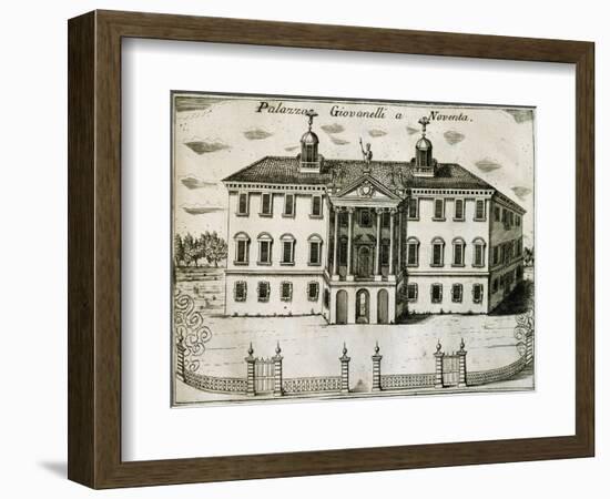 Villa Giovanelli in Noventa, 1697-Vincenzo Coronelli-Framed Giclee Print