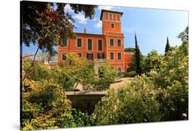 Villa Hanbury at Hanbury Botanic Gardens near Ventimiglia, Province of Imperia, Liguria, Italy-null-Stretched Canvas