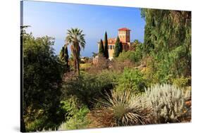 Villa Hanbury at Hanbury Botanic Gardens near Ventimiglia, Province of Imperia, Liguria, Italy-null-Stretched Canvas