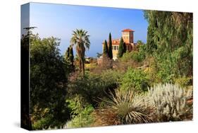 Villa Hanbury at Hanbury Botanic Gardens near Ventimiglia, Province of Imperia, Liguria, Italy-null-Stretched Canvas