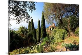Villa Hanbury at Hanbury Botanic Gardens near Ventimiglia, Province of Imperia, Liguria, Italy-null-Stretched Canvas