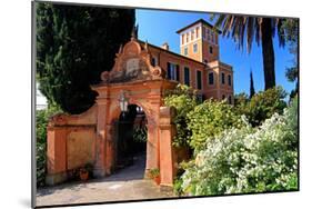 Villa Hanbury at Hanbury Botanic Gardens near Ventimiglia, Province of Imperia, Liguria, Italy-null-Mounted Art Print