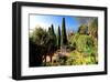 Villa Hanbury at Hanbury Botanic Gardens near Ventimiglia, Province of Imperia, Liguria, Italy-null-Framed Art Print