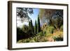 Villa Hanbury at Hanbury Botanic Gardens near Ventimiglia, Province of Imperia, Liguria, Italy-null-Framed Art Print