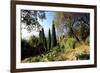 Villa Hanbury at Hanbury Botanic Gardens near Ventimiglia, Province of Imperia, Liguria, Italy-null-Framed Art Print