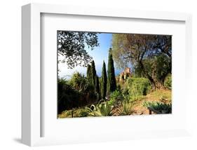 Villa Hanbury at Hanbury Botanic Gardens near Ventimiglia, Province of Imperia, Liguria, Italy-null-Framed Art Print