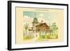 Villa in Kugawa, Japan-J. Gros-Framed Art Print