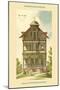 Villa in Lichtenthal Near Baden-Knoderer-Mounted Art Print