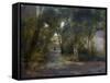 Villa in Portici-Federico Rossano-Framed Stretched Canvas