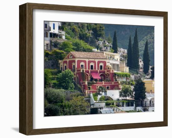 Villa in Positano-Marilyn Dunlap-Framed Art Print