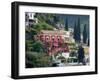 Villa in Positano-Marilyn Dunlap-Framed Art Print