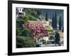 Villa in Positano-Marilyn Dunlap-Framed Art Print